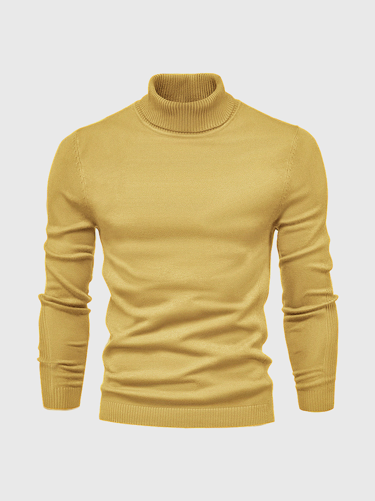 Herren Kurz Rollkragenpullover | Waschbar