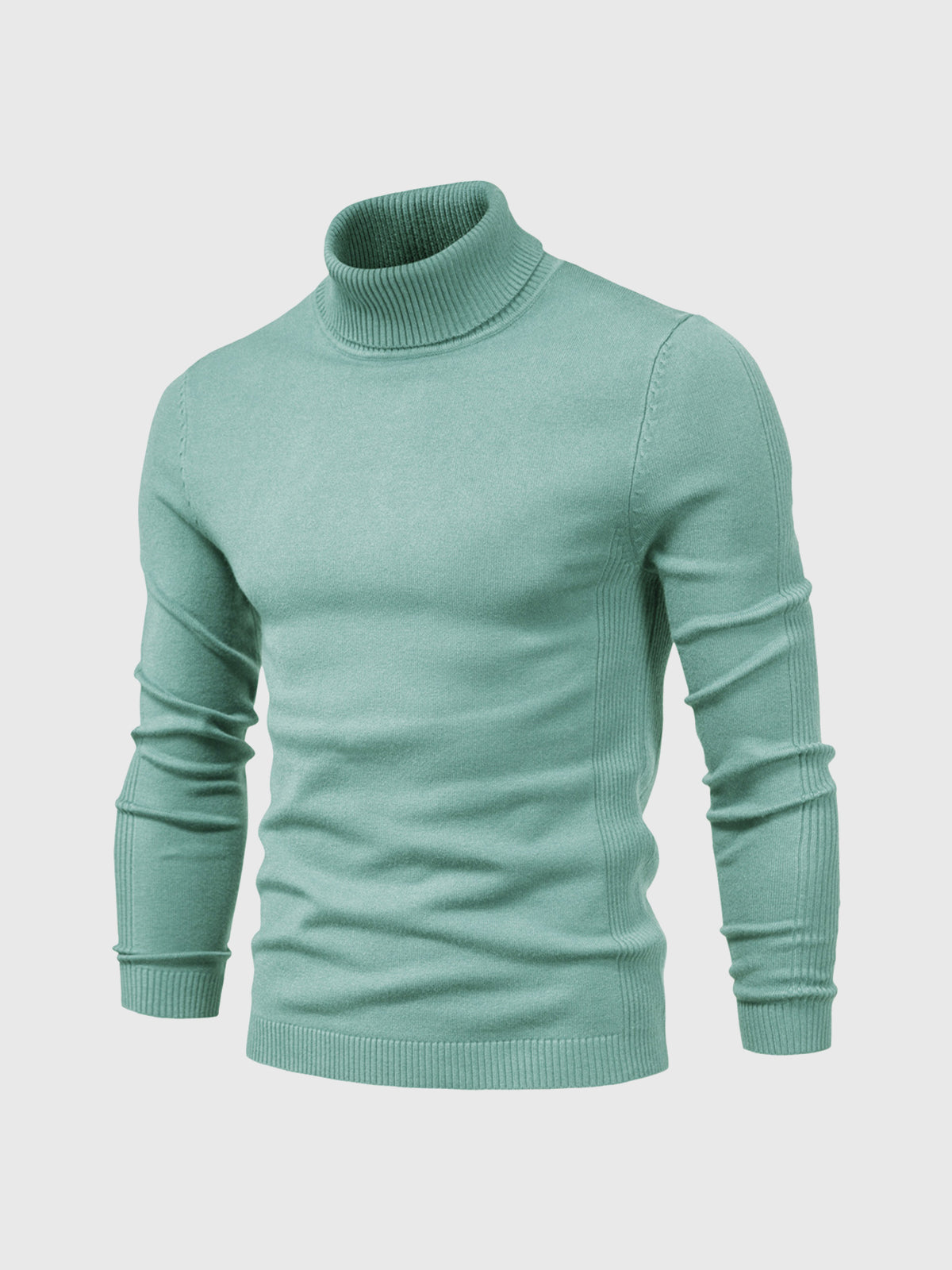 Herren Kurz Rollkragenpullover | Waschbar