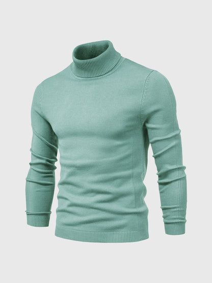 Herren Kurz Rollkragenpullover | Waschbar