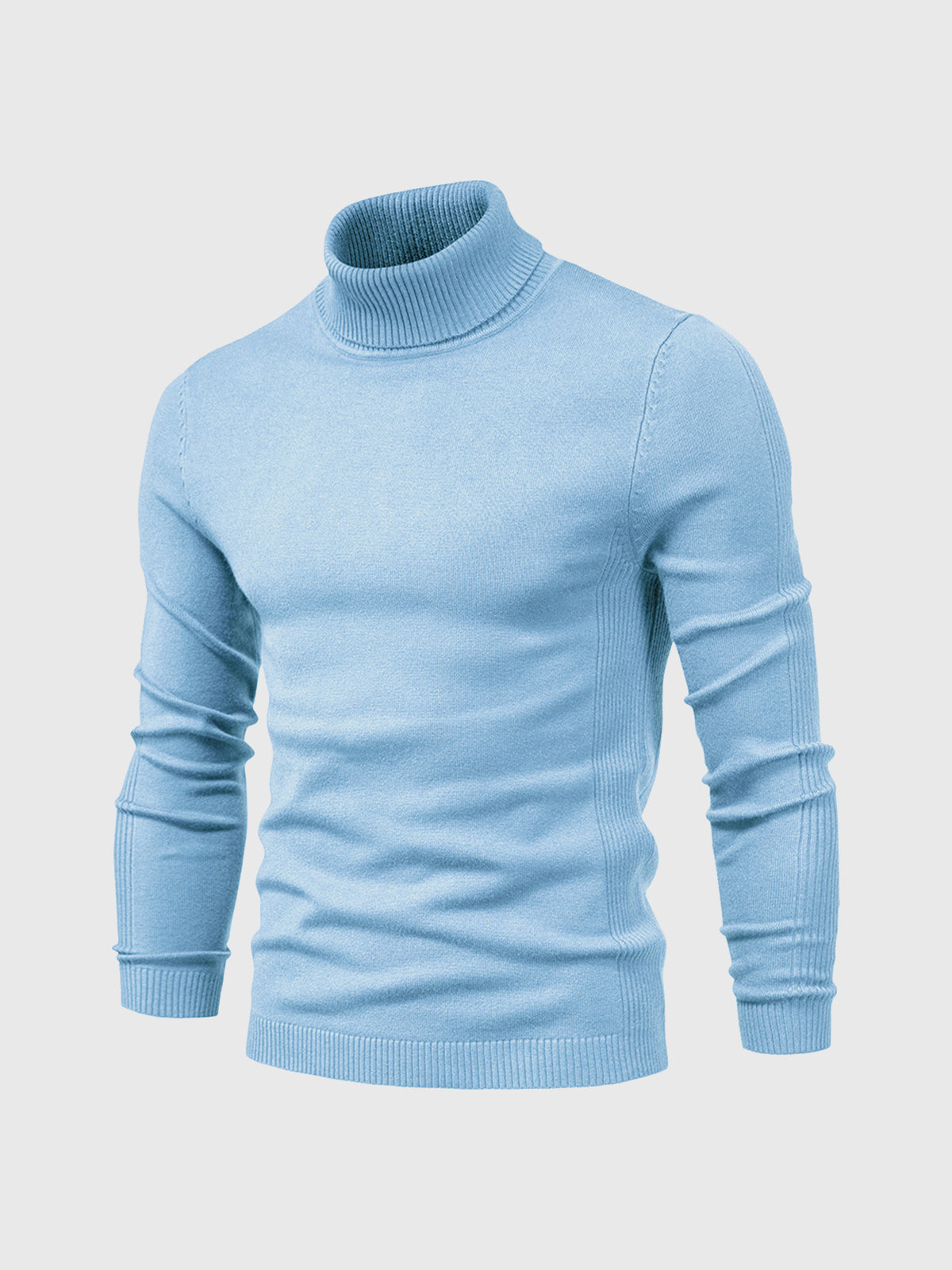 Herren Kurz Rollkragenpullover | Waschbar