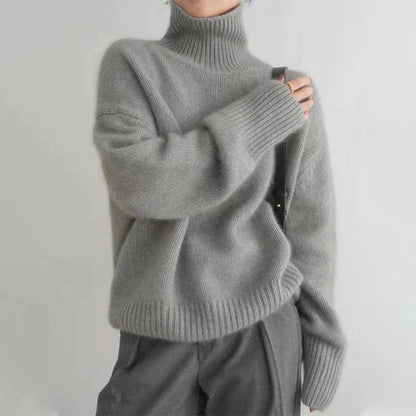 Damen Rollkragenpullover | Lang