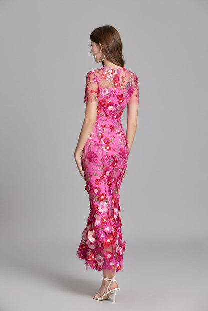 Ärmelloses Besticktes Maxi Sommerkleid für Damen – Elegant