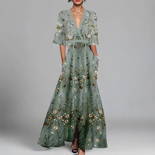 Damen Party Festliches Kleid | Lang