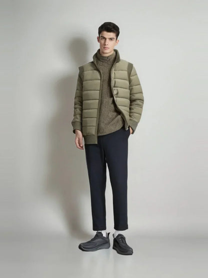 Herren Fleece Weste | Kurz