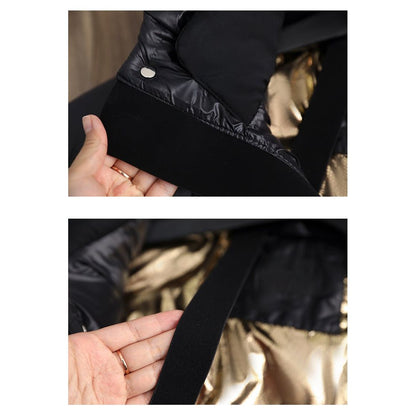 Damen Lange Daunen Winterjacke | Wasserdicht