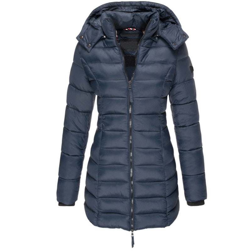 Damen Stepp Winterjacke | Lange