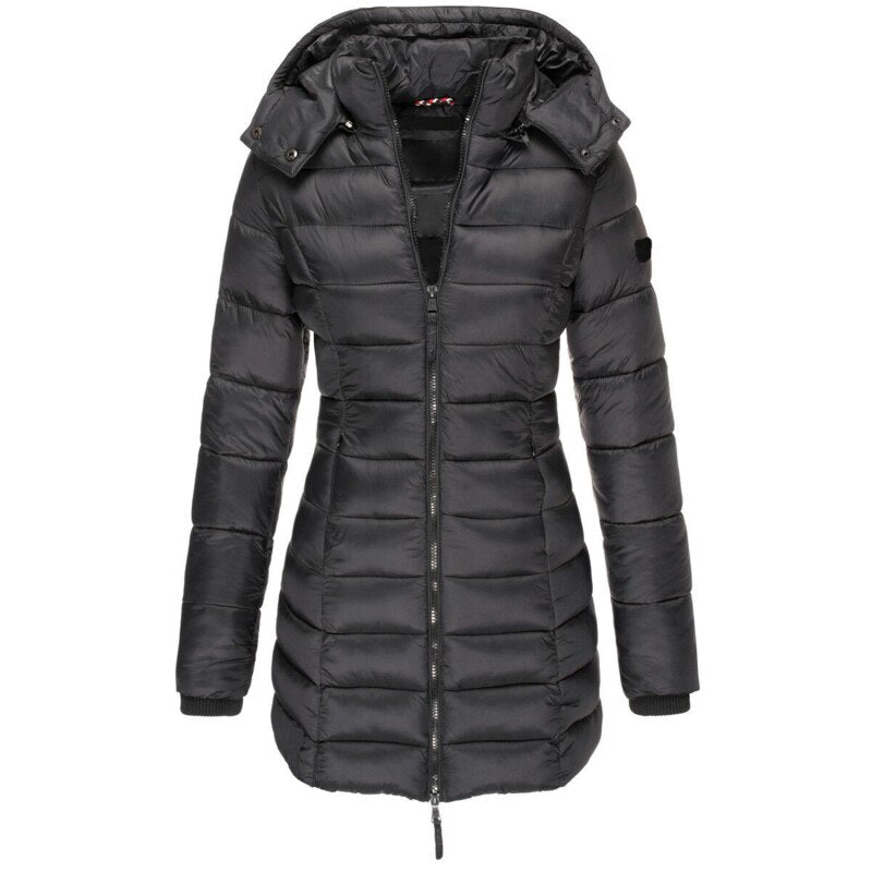 Damen Stepp Winterjacke | Lange