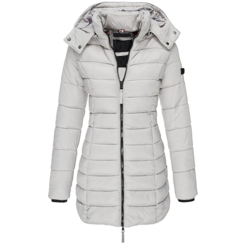 Damen Stepp Winterjacke | Lange