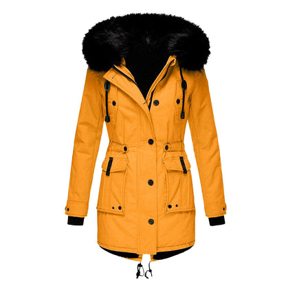 Damen Lange Winterjacke | Warme