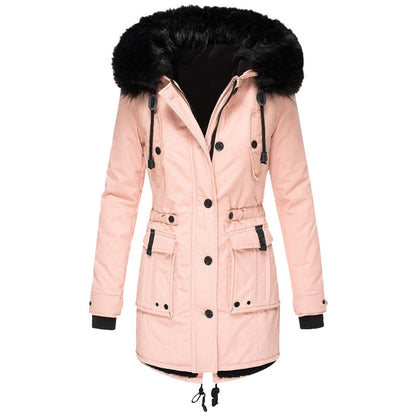 Damen Lange Winterjacke | Warme