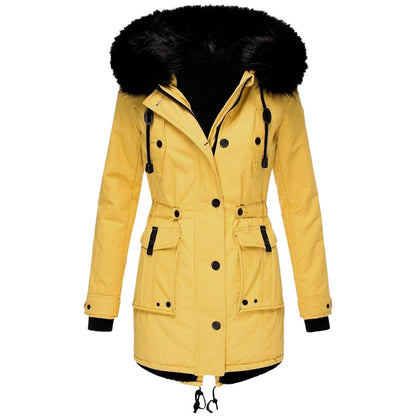 Damen Lange Winterjacke | Warme