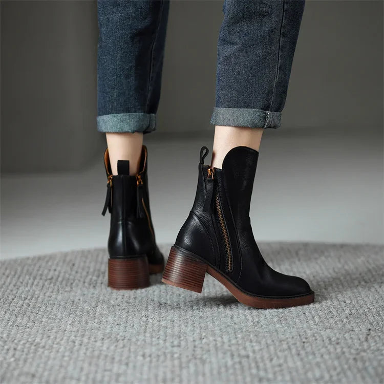Damen Hohe Stiefeletten | Elegant