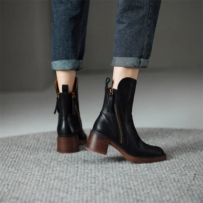 Damen Hohe Stiefeletten | Elegant