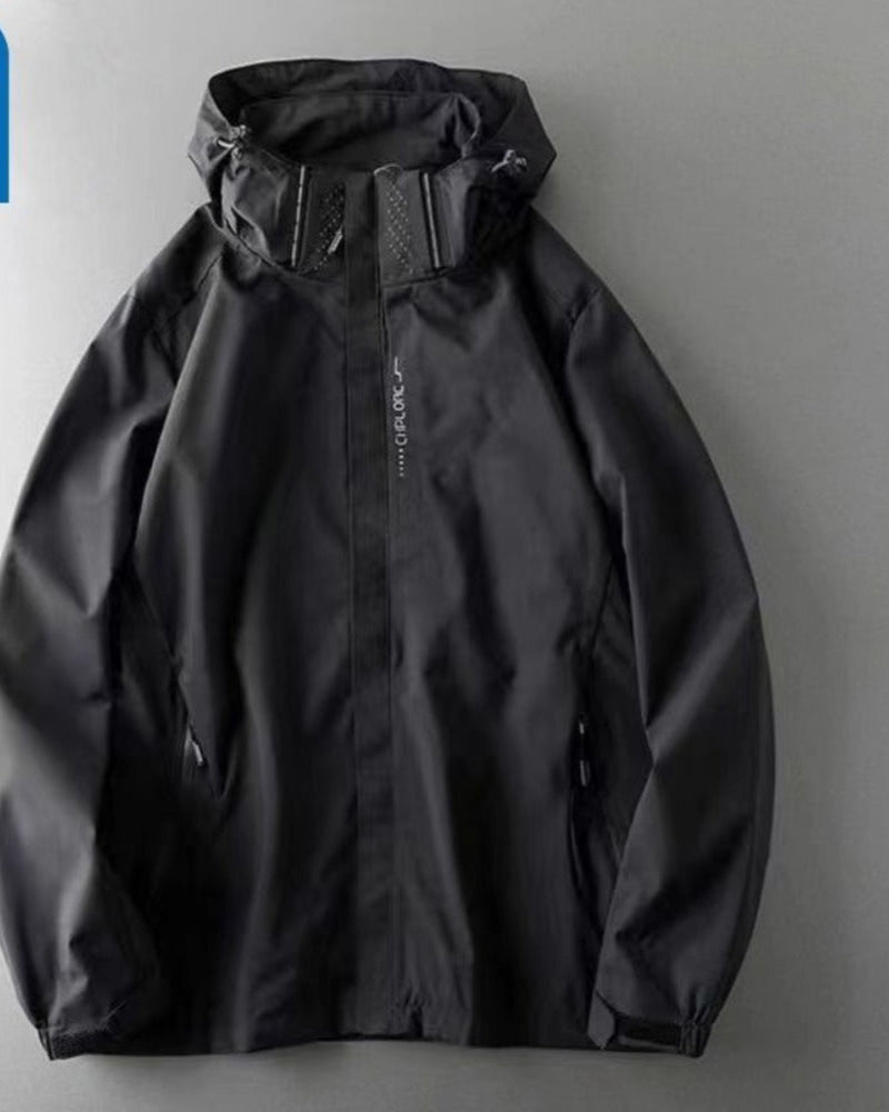 Wasserdichte Kapuzenjacke mit Reißverschluss für Damen – Marcia