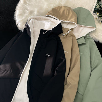 Wendbare Kapuzenjacke mit Fleecefutter für Herren – Gabriel