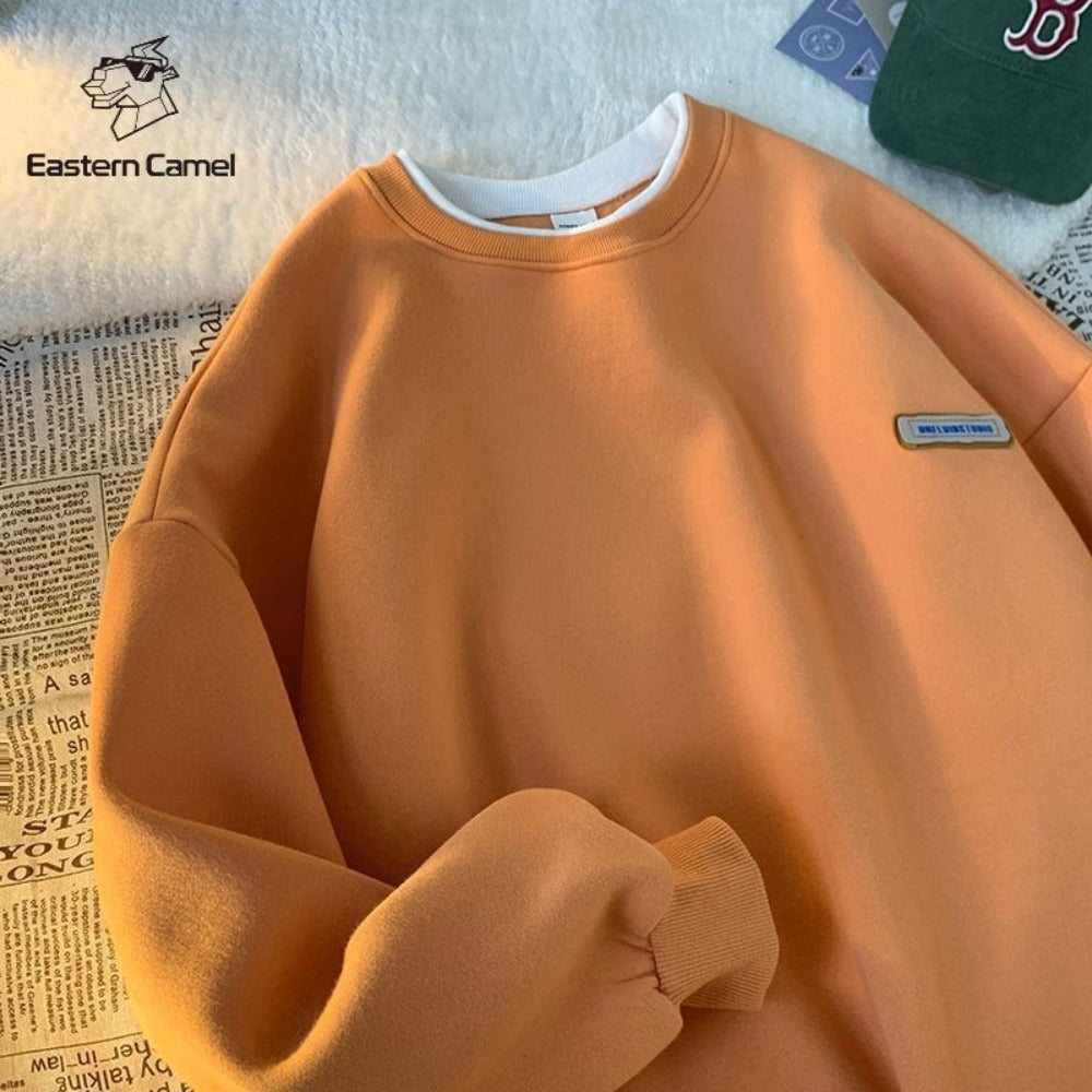 Damen Sweatshirt mit Rundhalsausschnitt und Langarm – Derna