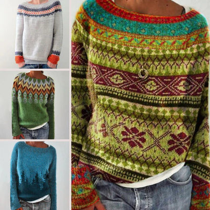 Damen Grobs Strick Pullover | Winter