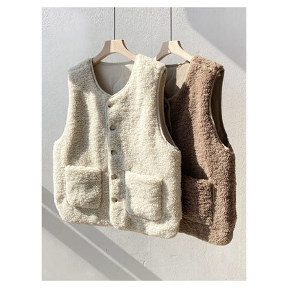 Wendbare Gesteppt Jacke mit Fleecefutter für Damen – Oria