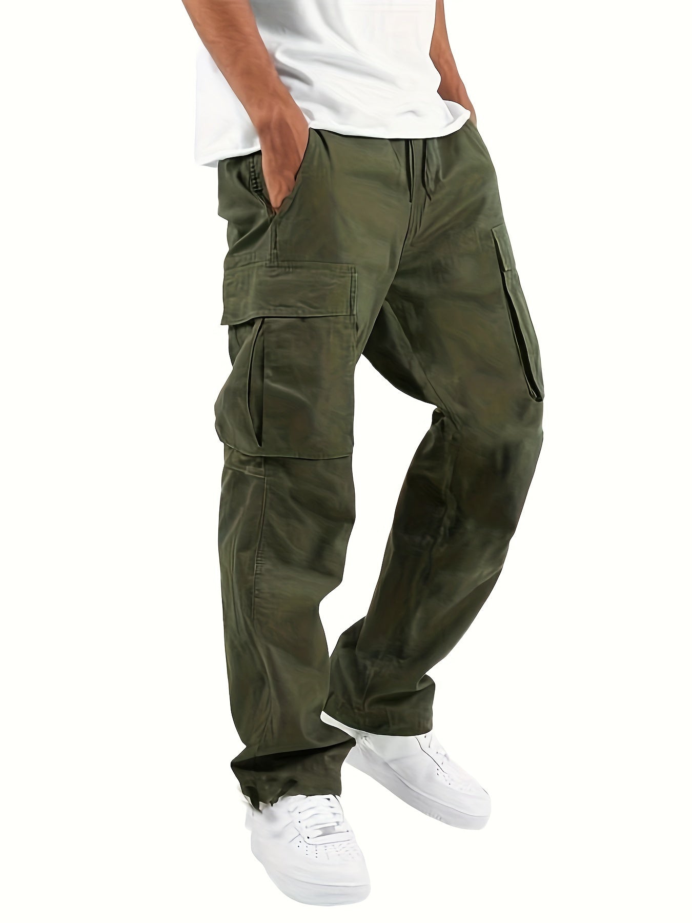 Herren Baggy Cargohose | Lang