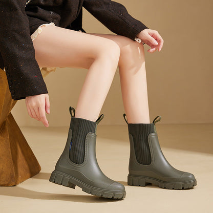 Damen Gummi Regenstiefel | Wasserdichte