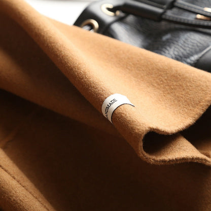 Damen Wollmantel mit Doppelreiher – Daria