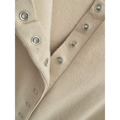 Strickjacke mit Knopfleiste und langen Ärmeln für Damen - Claudia