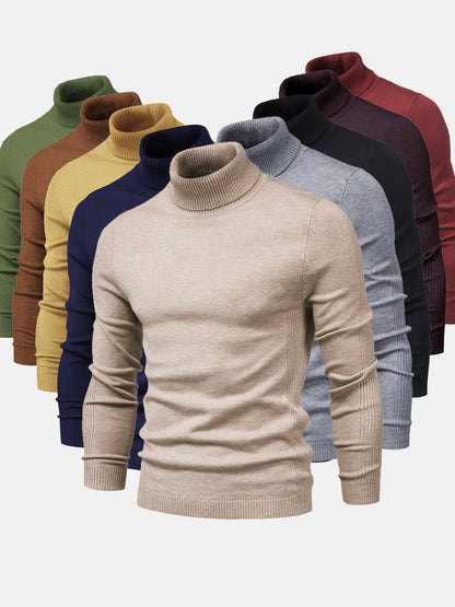 Herren Kurz Rollkragenpullover | Waschbar