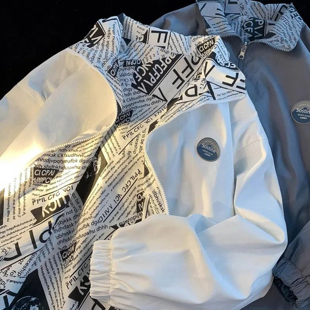 Wendbare Jacke mit Print-Design für Damen – Lavinia