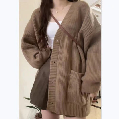 Strick-Cardigan mit Knopfleiste für Damen - Luisa