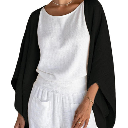 Strick-Cardigan mit Offener Front für Damen - Fatima