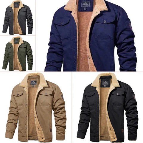 Herren Bomber Winterjacke | Fleece