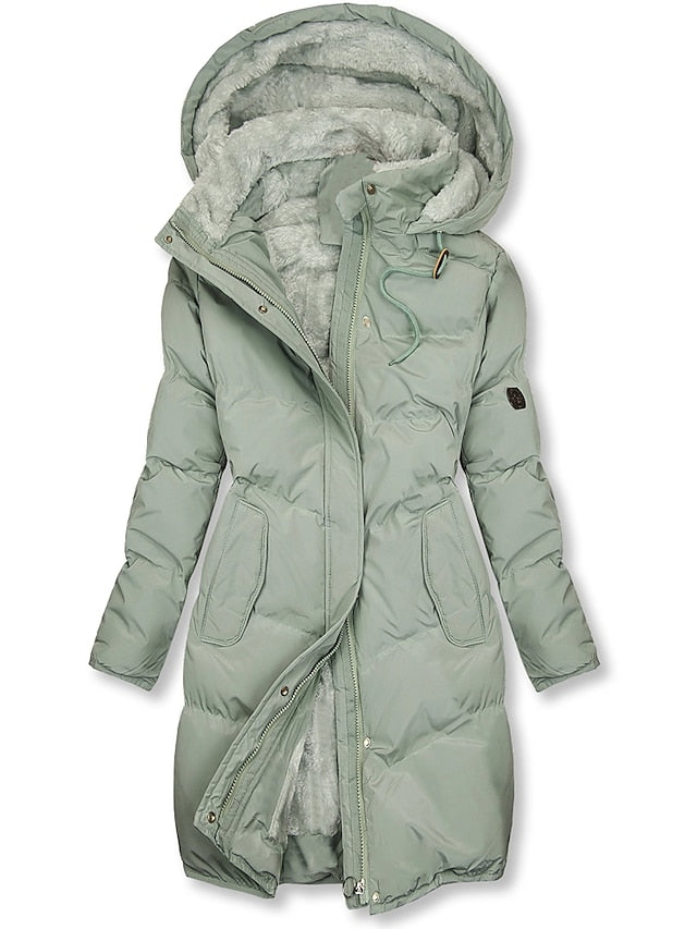 Damen Lange Winterjacke | Warm