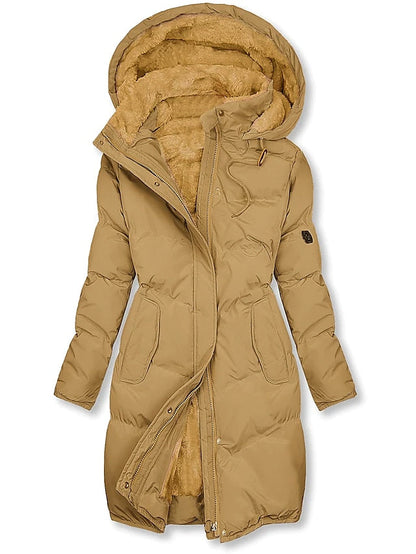 Damen Lange Winterjacke | Warm