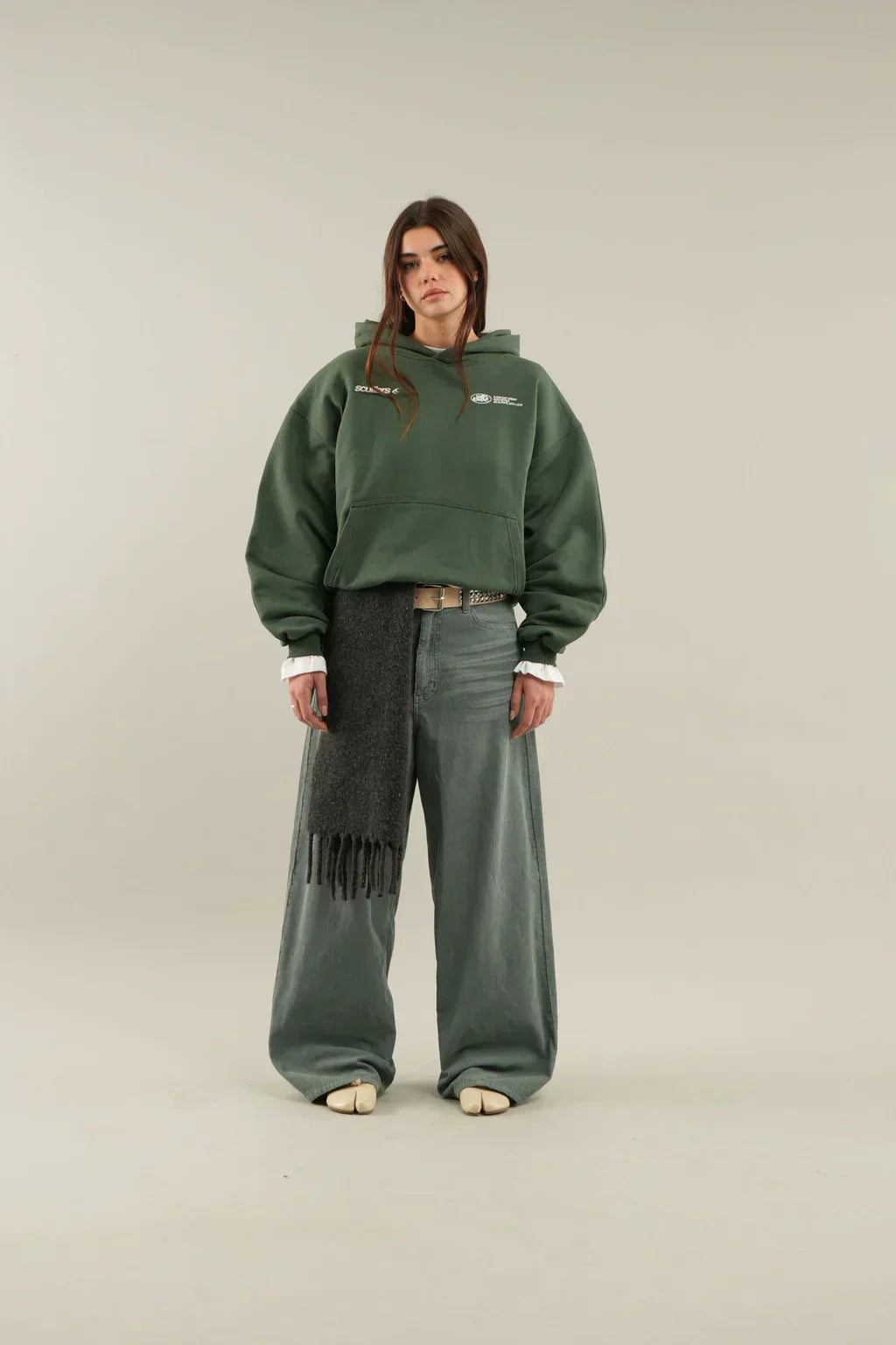 Damen Bedruckter Hoodie | Oversize