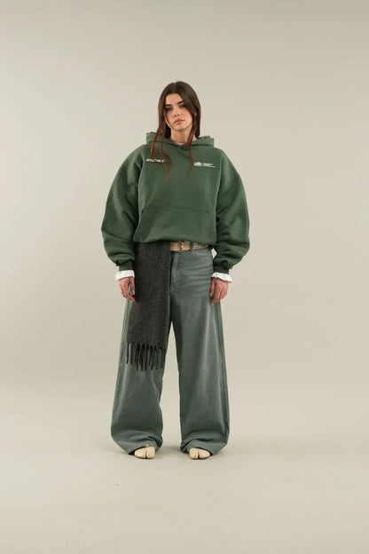 Damen Bedruckter Hoodie | Oversize